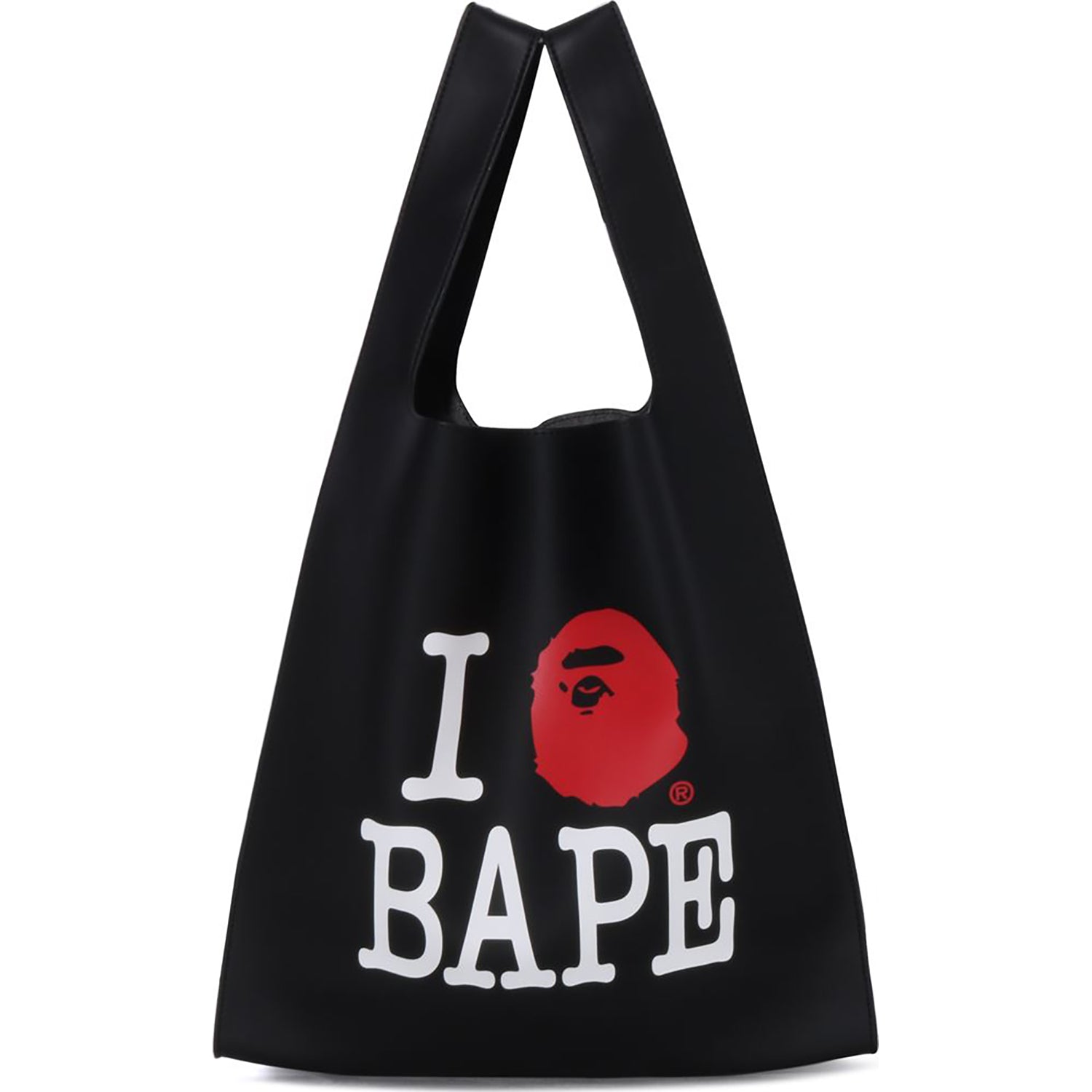 BAPE I LOVE PU LEATHER BAG LADIES
