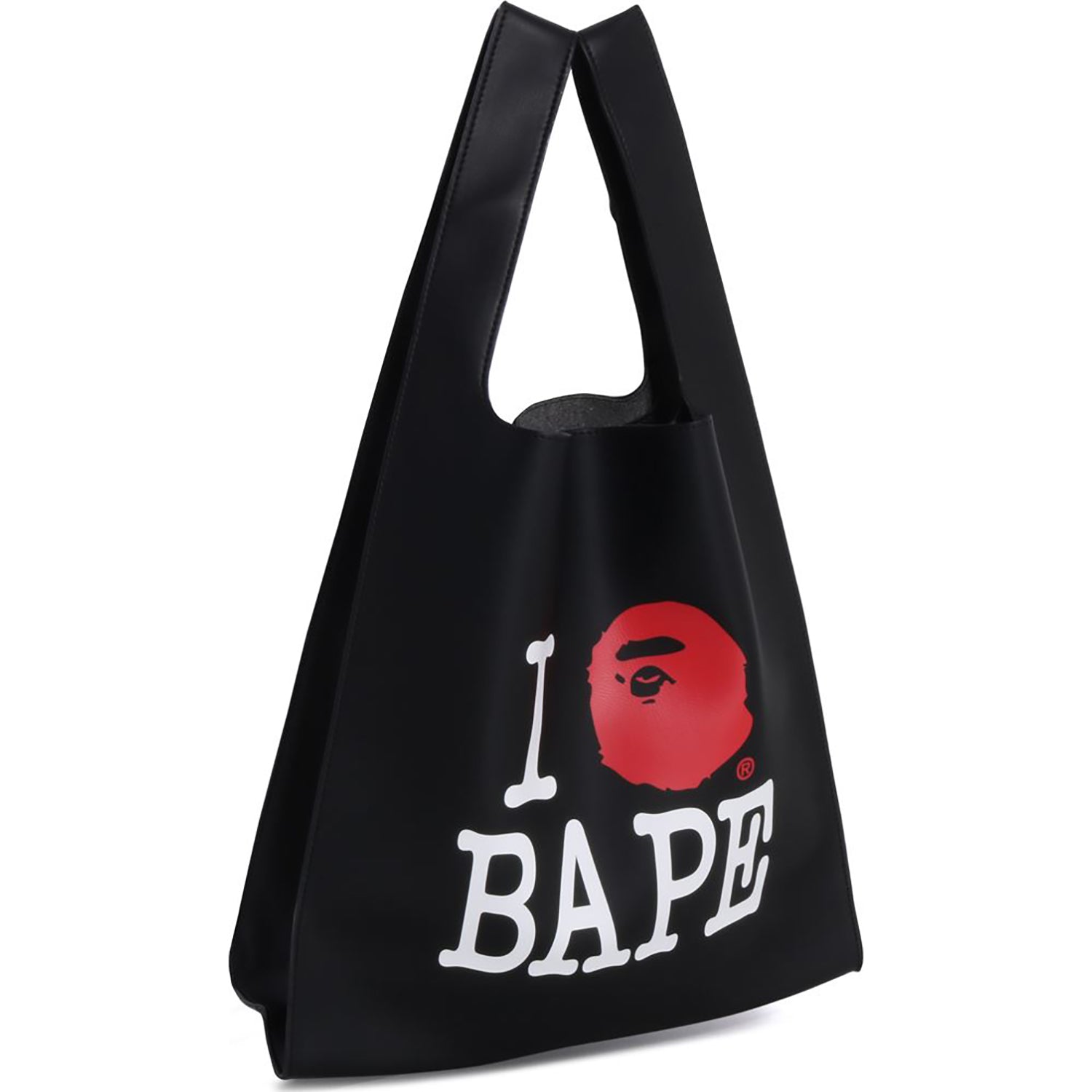BAPE I LOVE PU LEATHER BAG LADIES