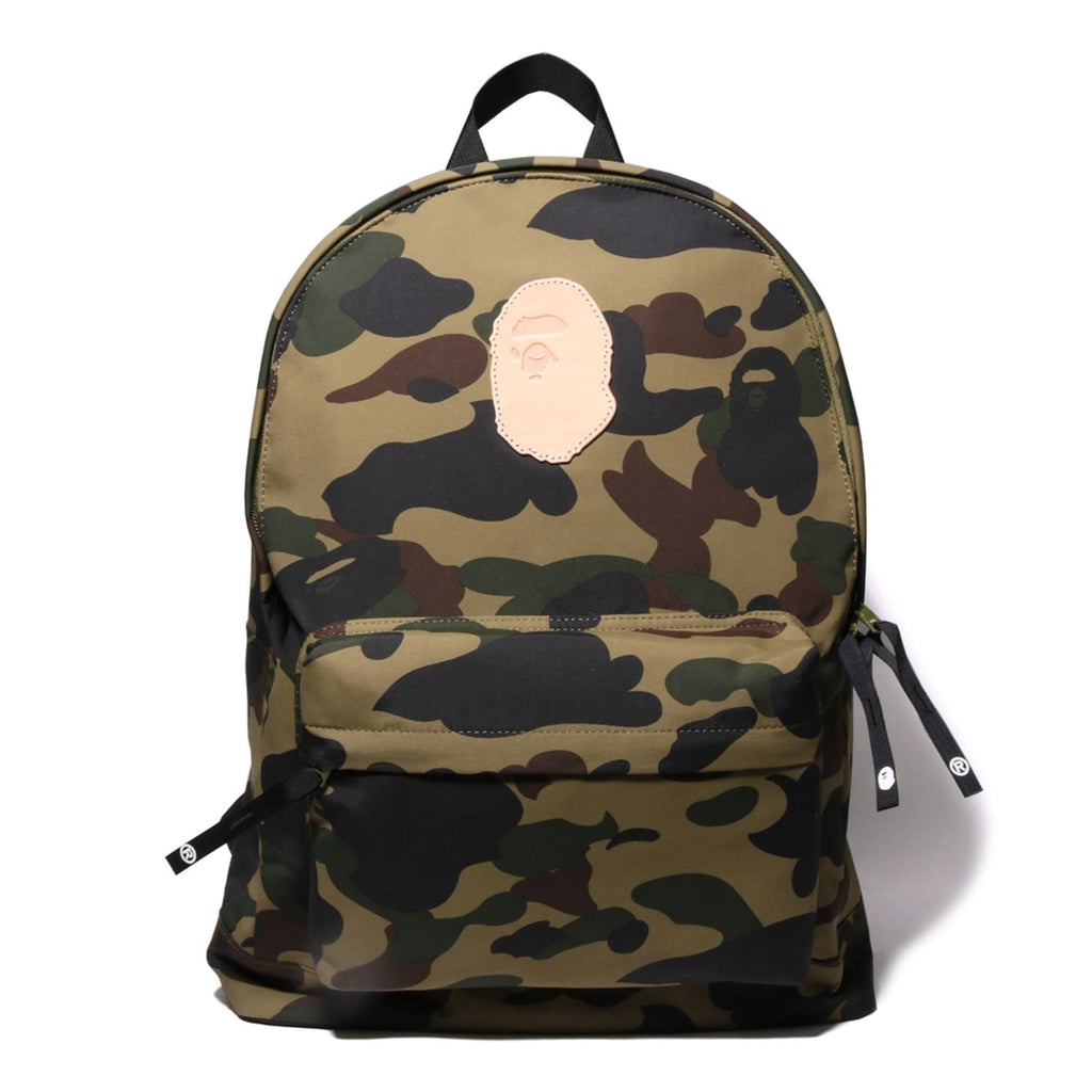 BAPE 1ST CAMO APE HEAD PATCH DAYPACK MENS