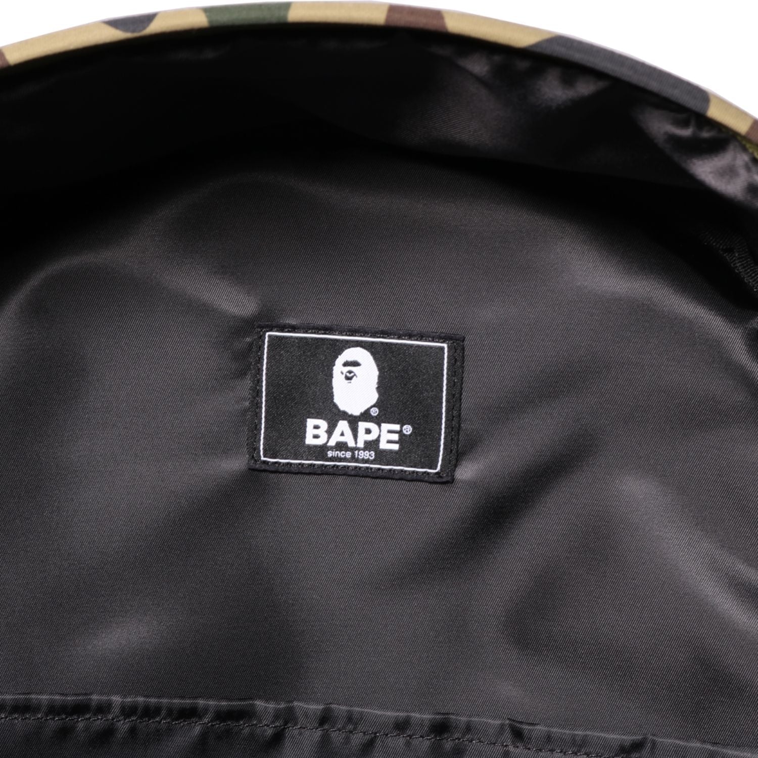 BAPE 1ST CAMO APE HEAD PATCH DAYPACK MENS