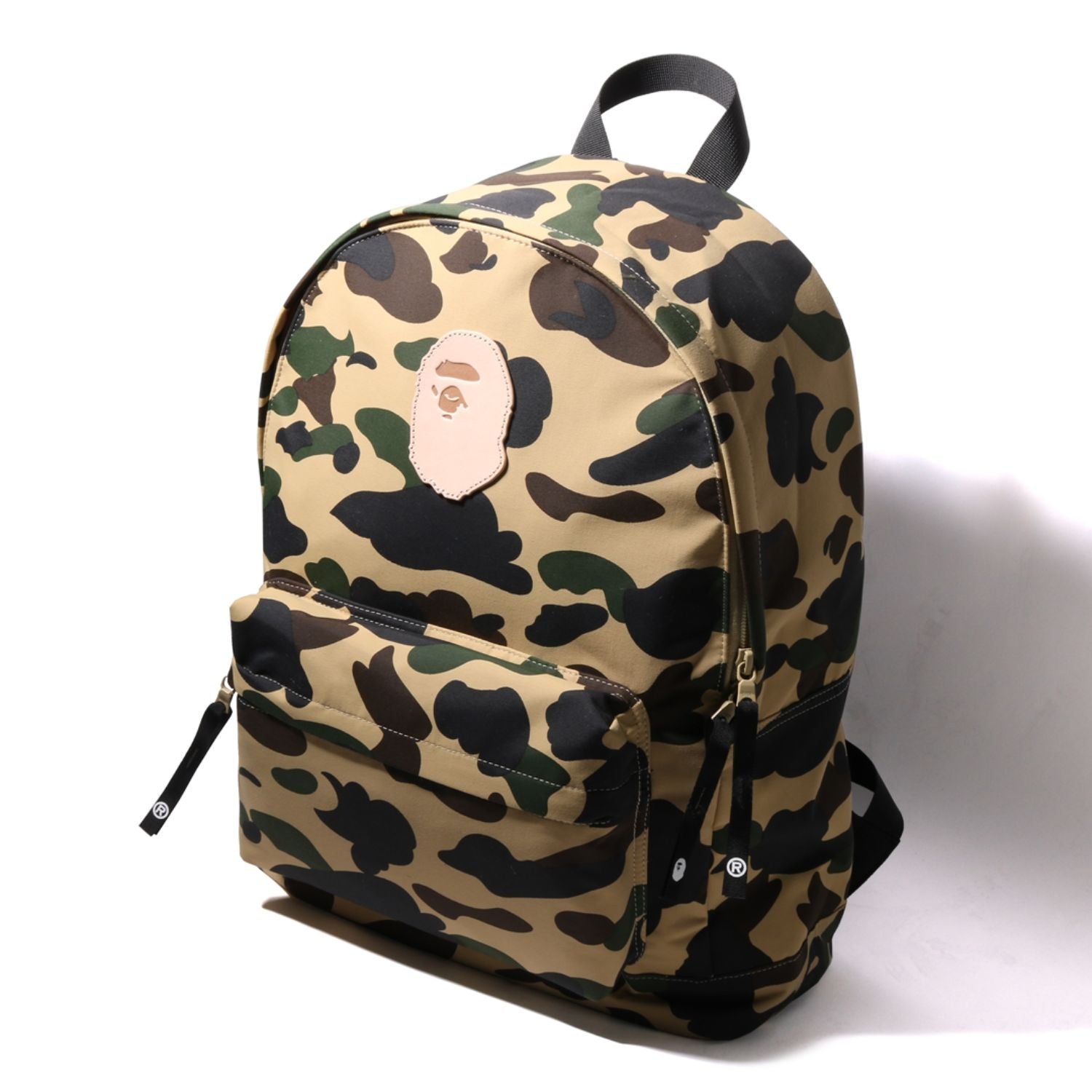 BAPE 1ST CAMO APE HEAD PATCH DAYPACK MENS