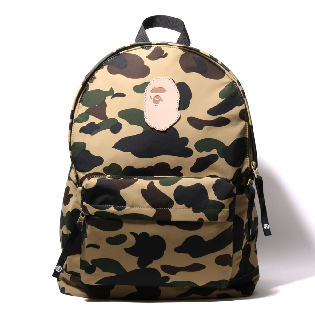 BAPE 1ST CAMO APE HEAD PATCH DAYPACK MENS