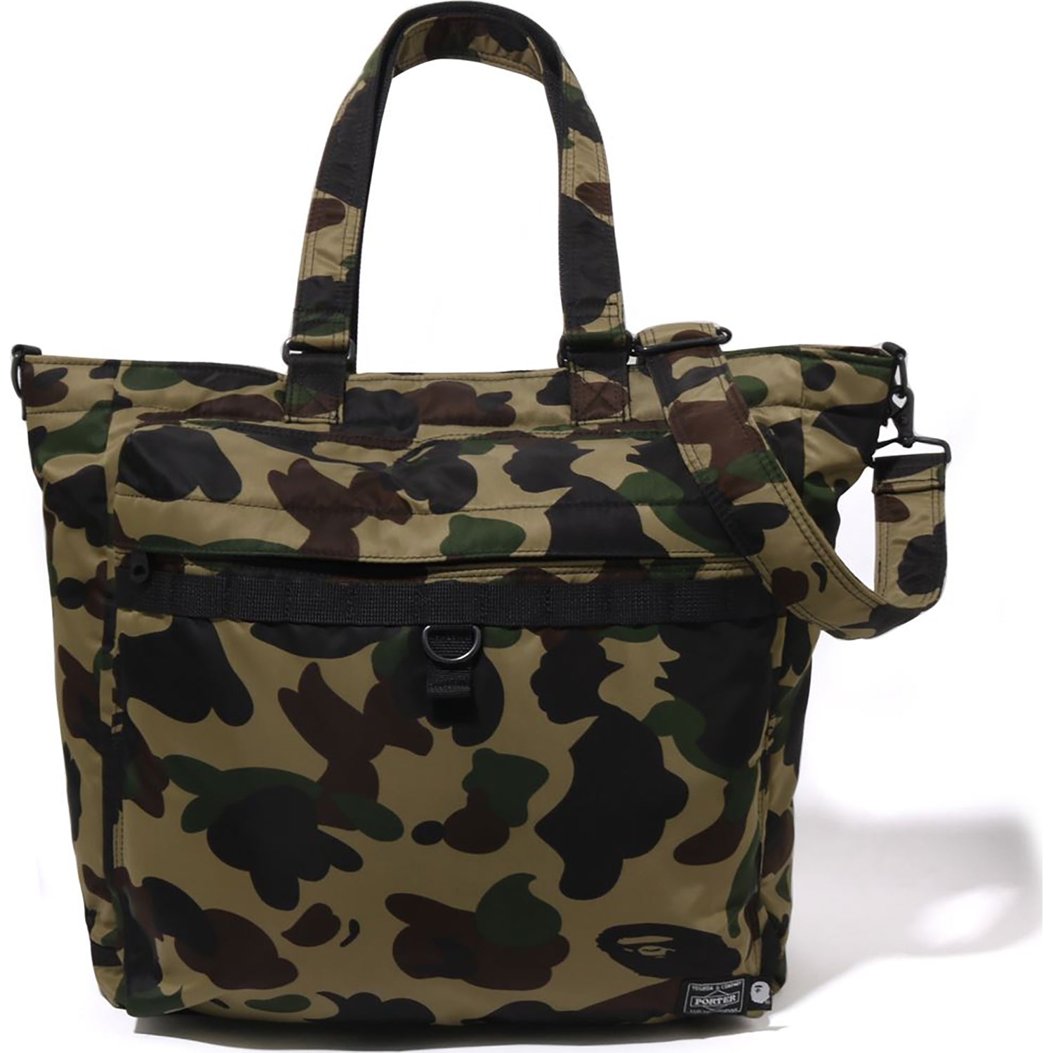 BAPE PORTER 1ST CAMO UTILITY TOTE BAG MENS