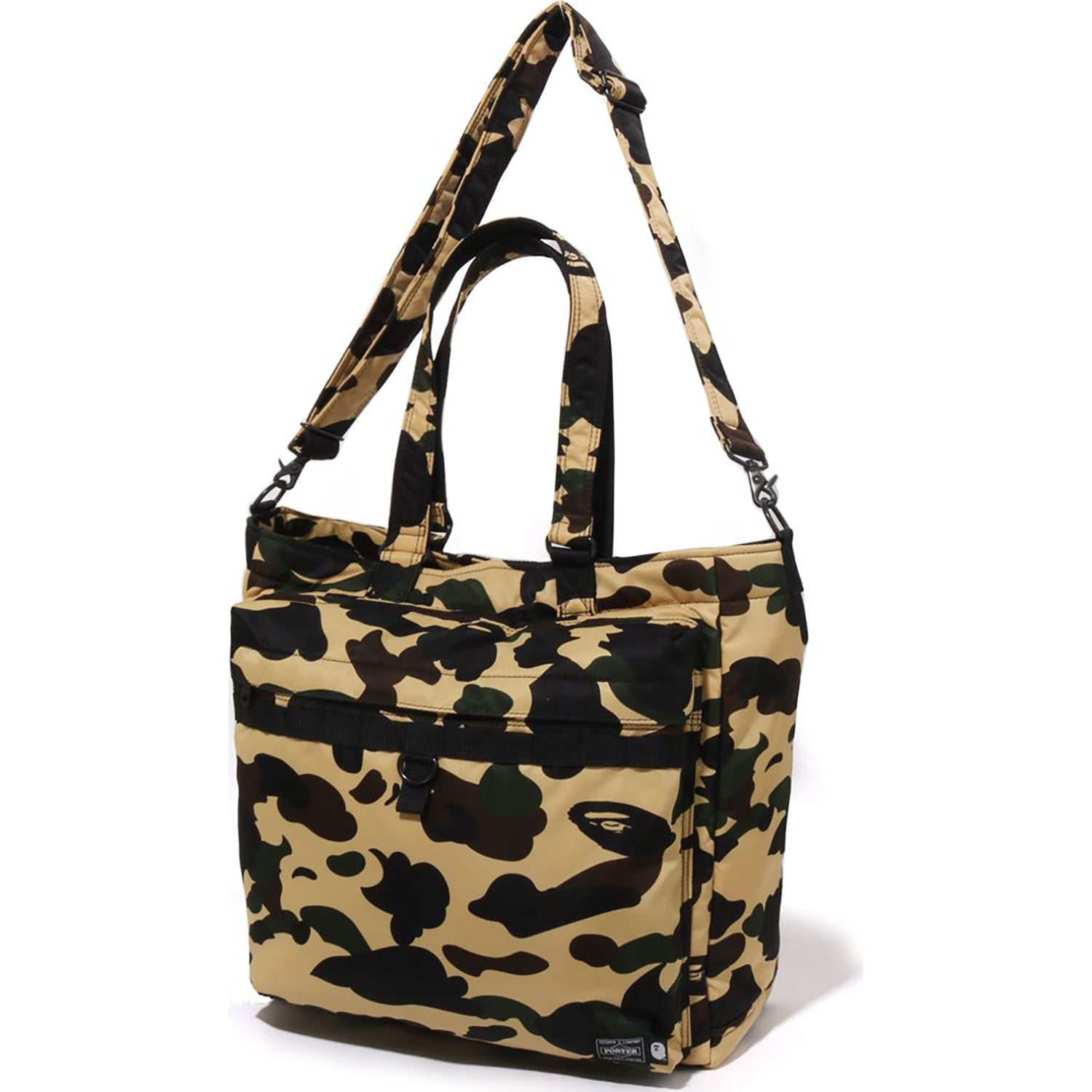 BAPE PORTER 1ST CAMO UTILITY TOTE BAG MENS