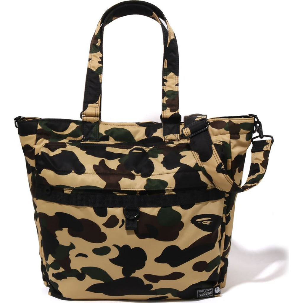 BAPE PORTER 1ST CAMO UTILITY TOTE BAG MENS