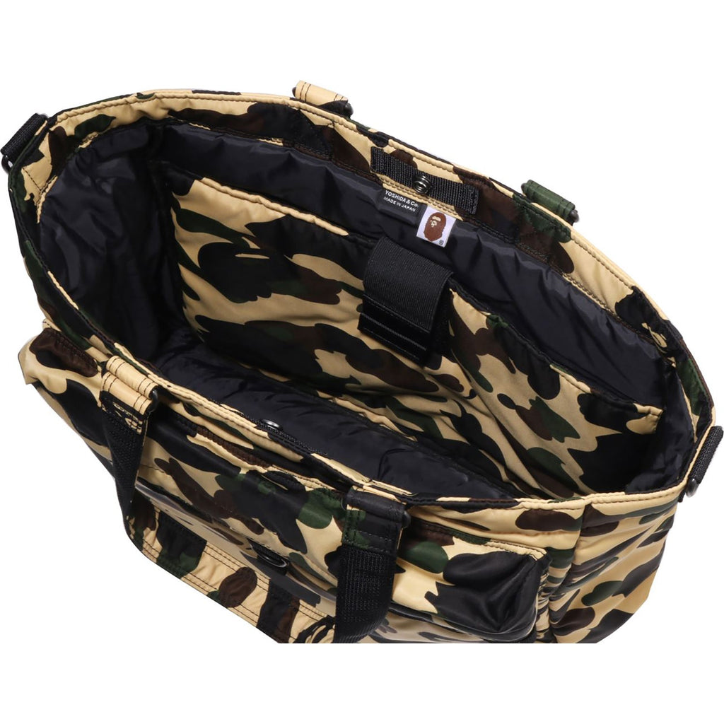 BAPE PORTER 1ST CAMO UTILITY TOTE BAG MENS