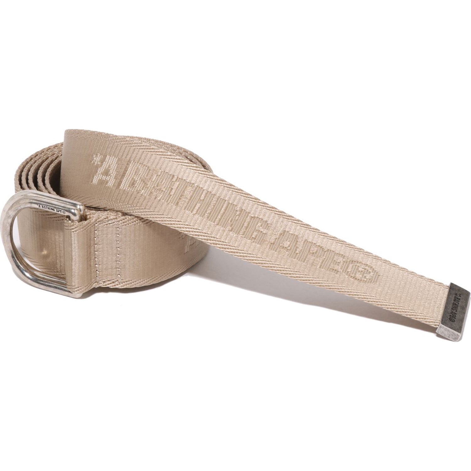BAPE BATHING APE LOGO JACQUARD NYLON BELT MENS