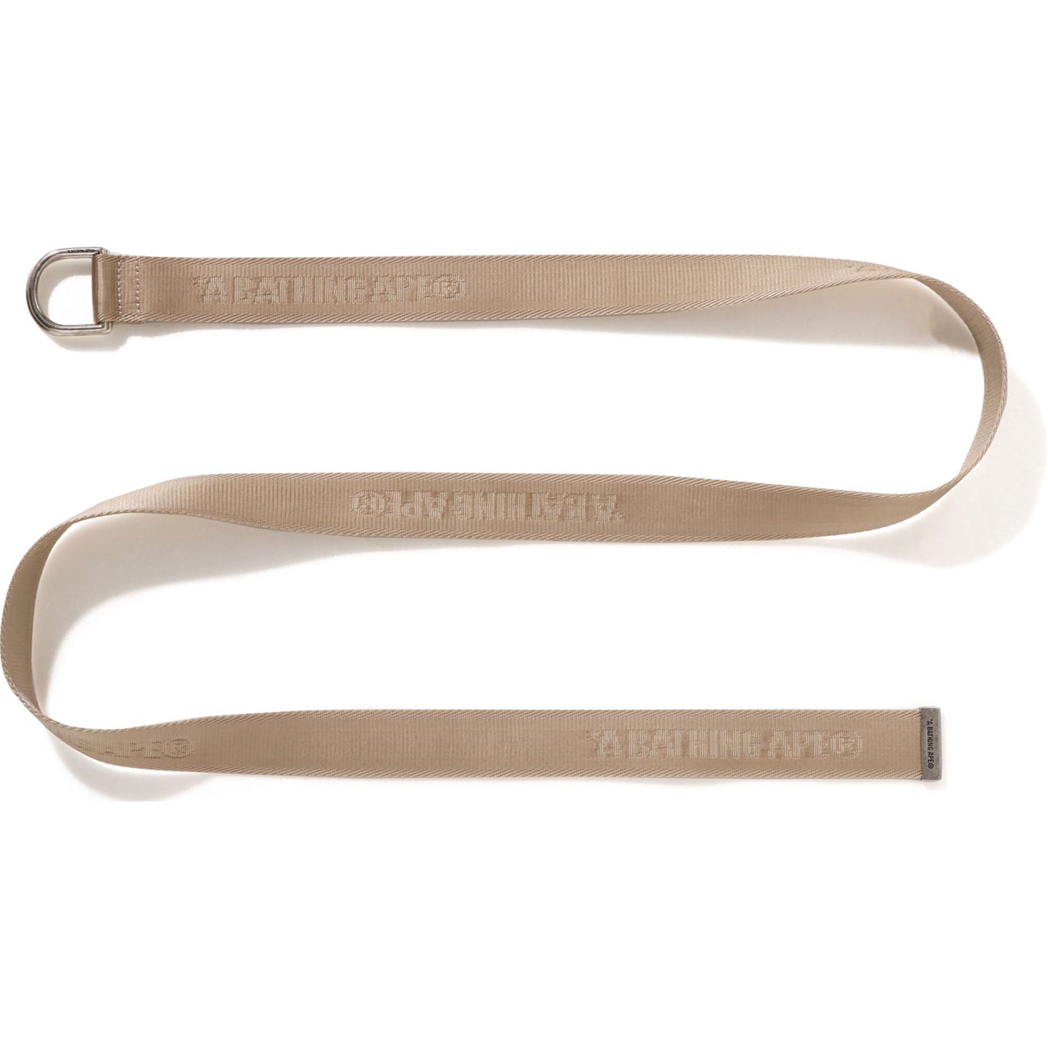 BAPE BATHING APE LOGO JACQUARD NYLON BELT MENS