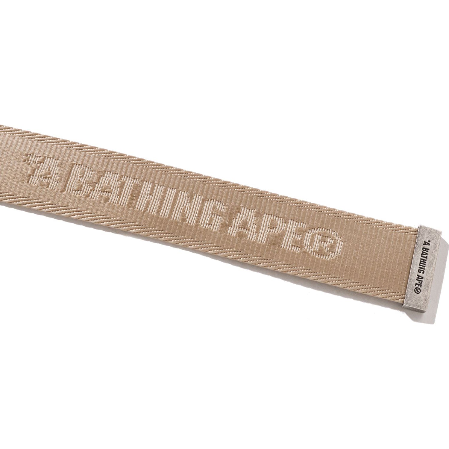 BAPE BATHING APE LOGO JACQUARD NYLON BELT MENS