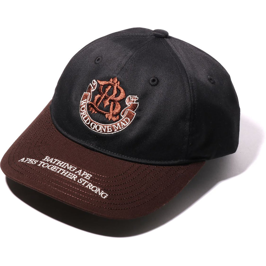 BAPE CONTRAST PANEL COLLEGE CAP MENS