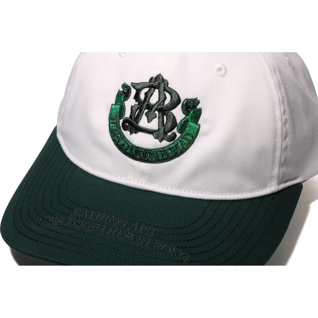 BAPE CONTRAST PANEL COLLEGE CAP MENS