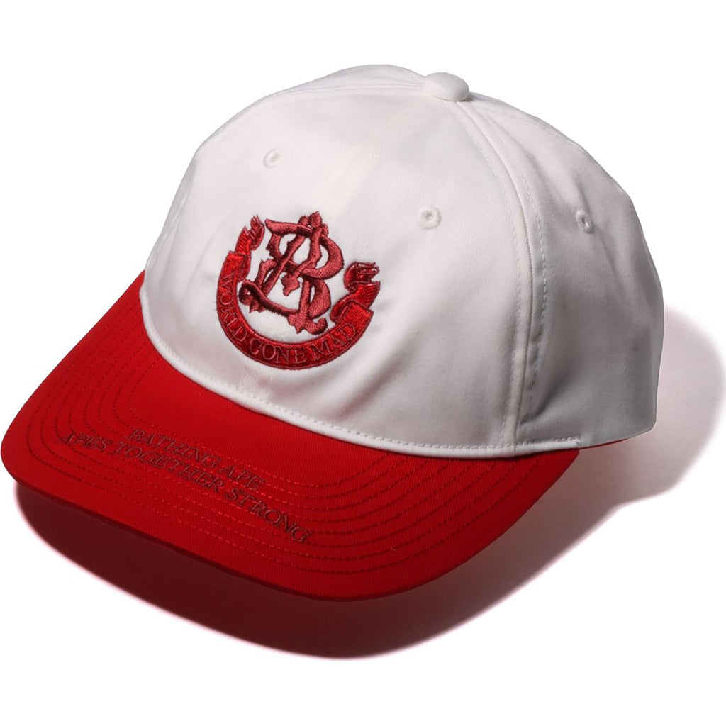 BAPE CONTRAST PANEL COLLEGE CAP MENS