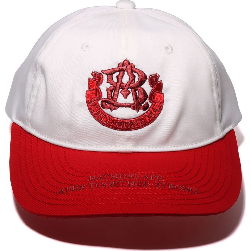 BAPE CONTRAST PANEL COLLEGE CAP MENS