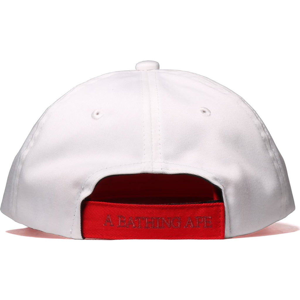 BAPE CONTRAST PANEL COLLEGE CAP MENS