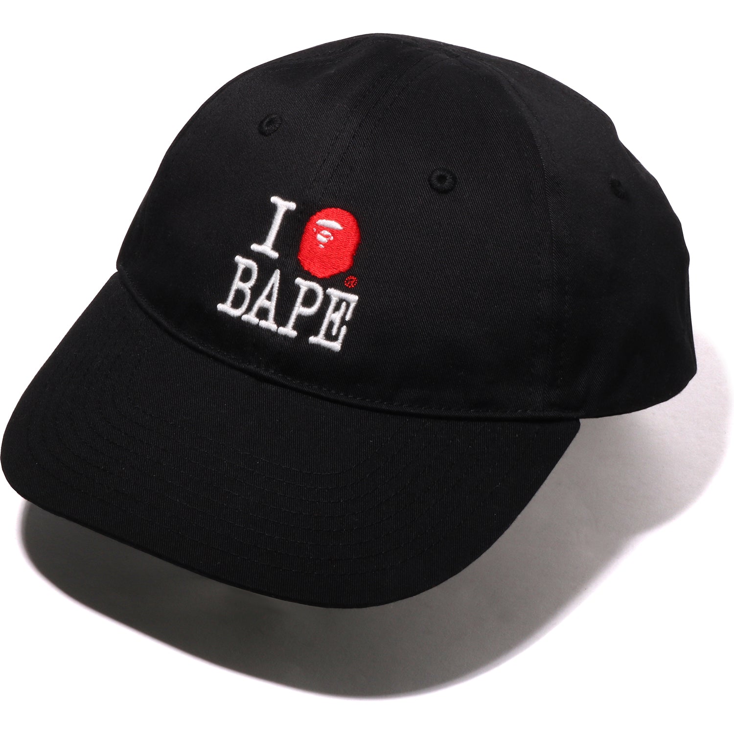 BAPE LOGO COTTON TWILL CAP MENS