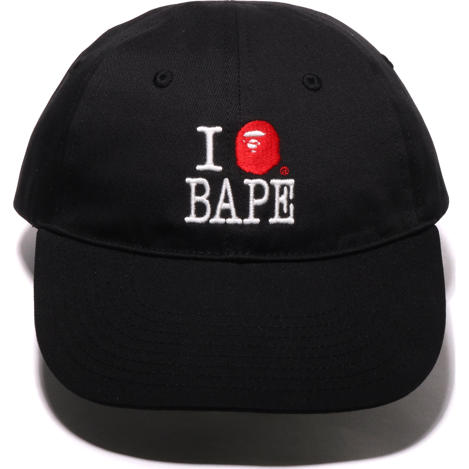 BAPE LOGO COTTON TWILL CAP MENS