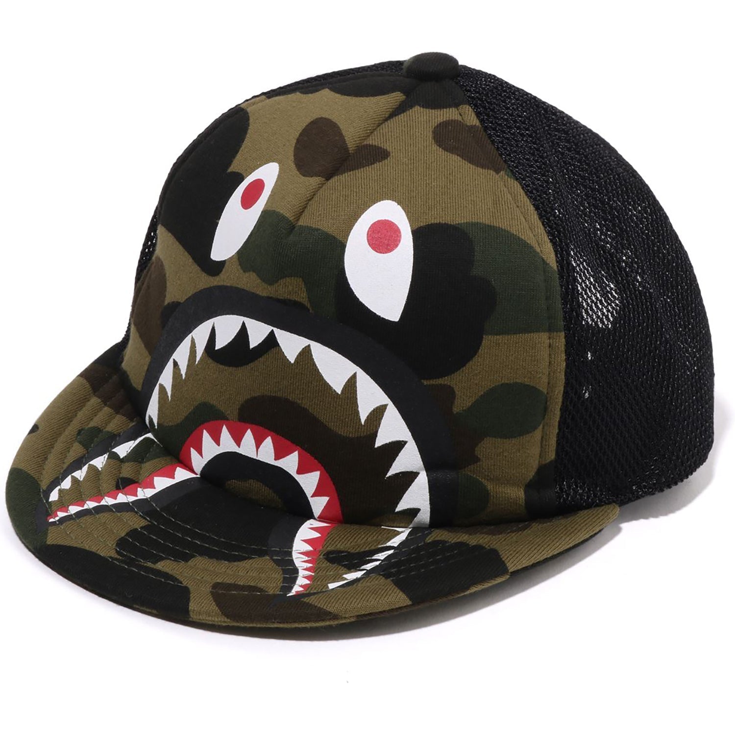 BAPE 1ST CAMO SHARK MESH CAP KIDS