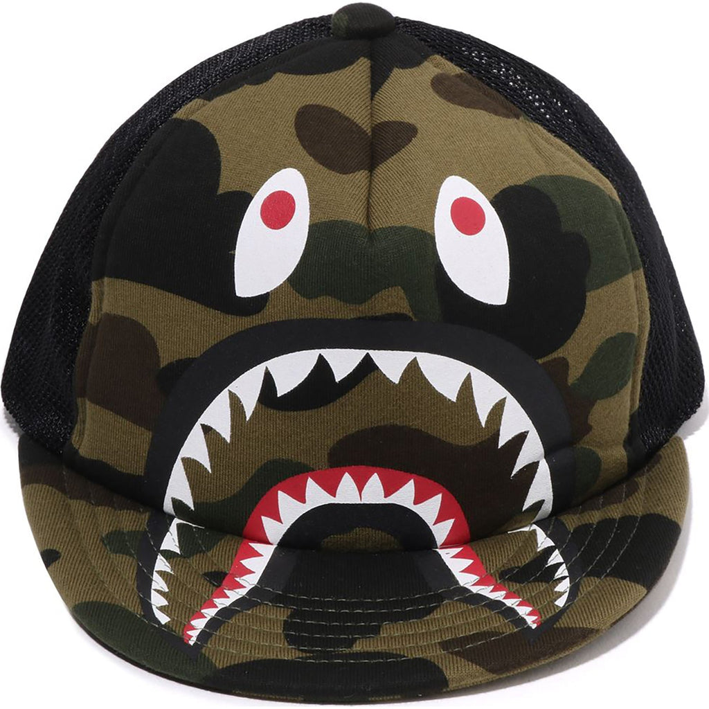 BAPE 1ST CAMO SHARK MESH CAP KIDS