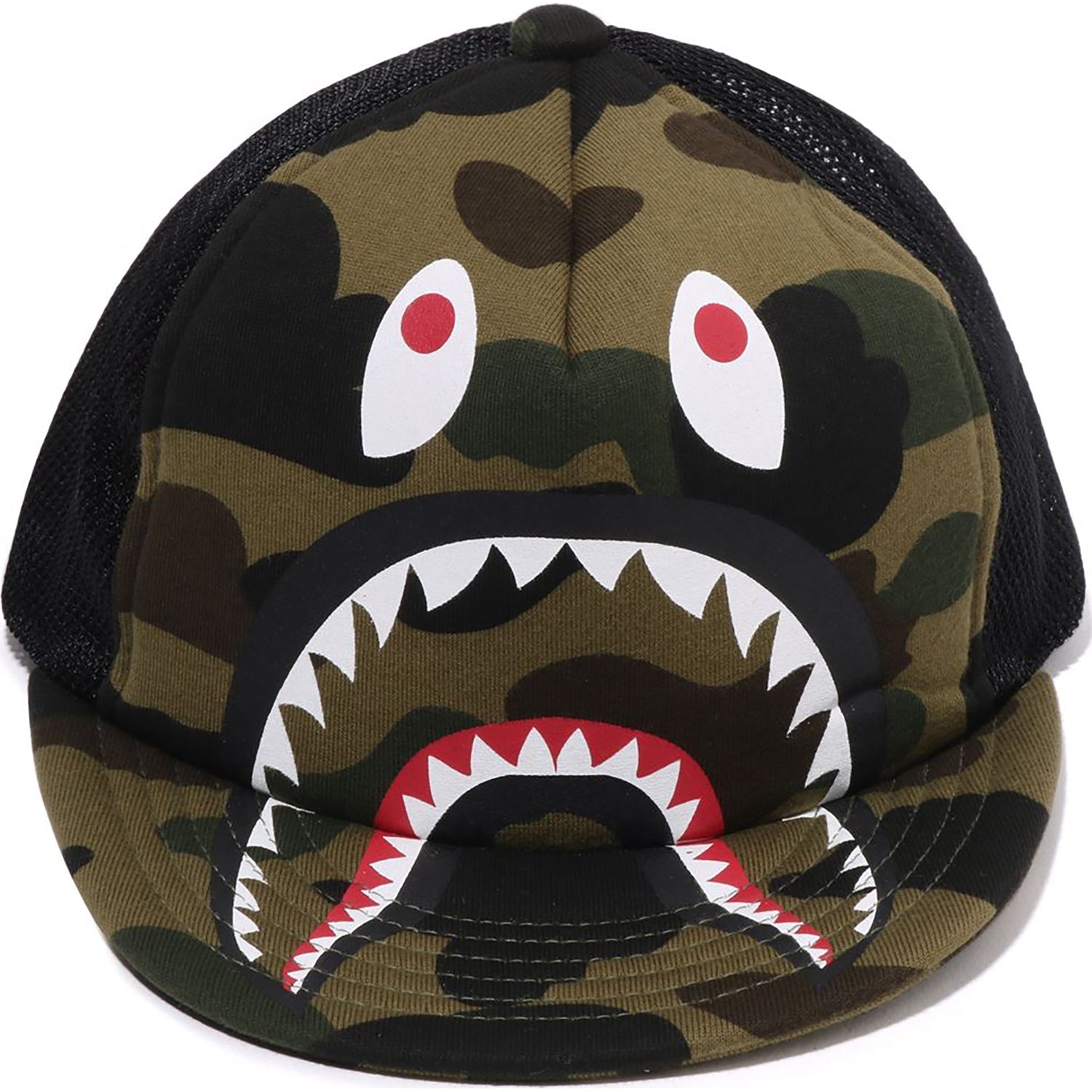 BAPE 1ST CAMO SHARK MESH CAP KIDS