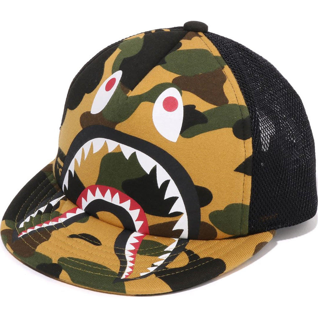 BAPE 1ST CAMO SHARK MESH CAP KIDS