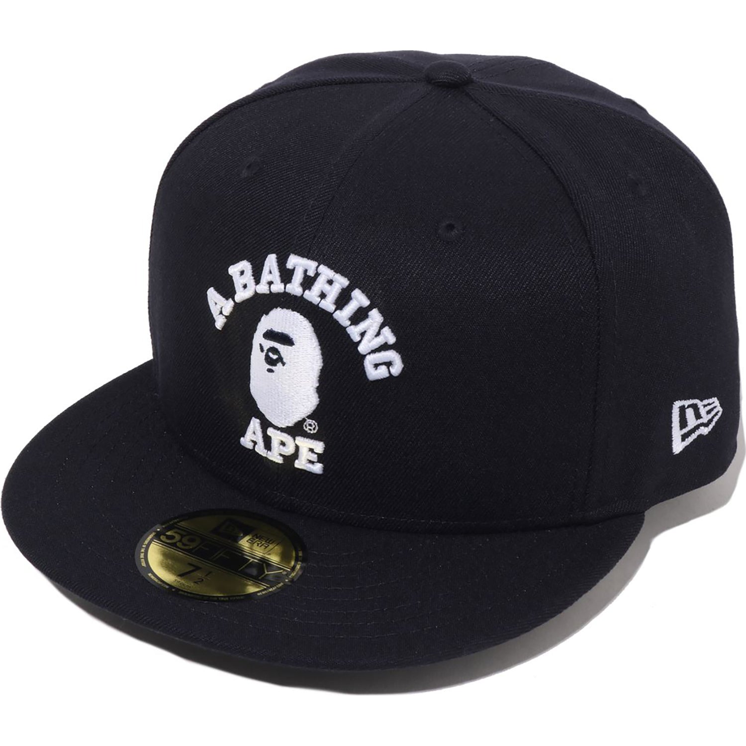 BAPE GLOW IN THE DARK COLLEGE NEW ERA 59FIFTY CAP MENS