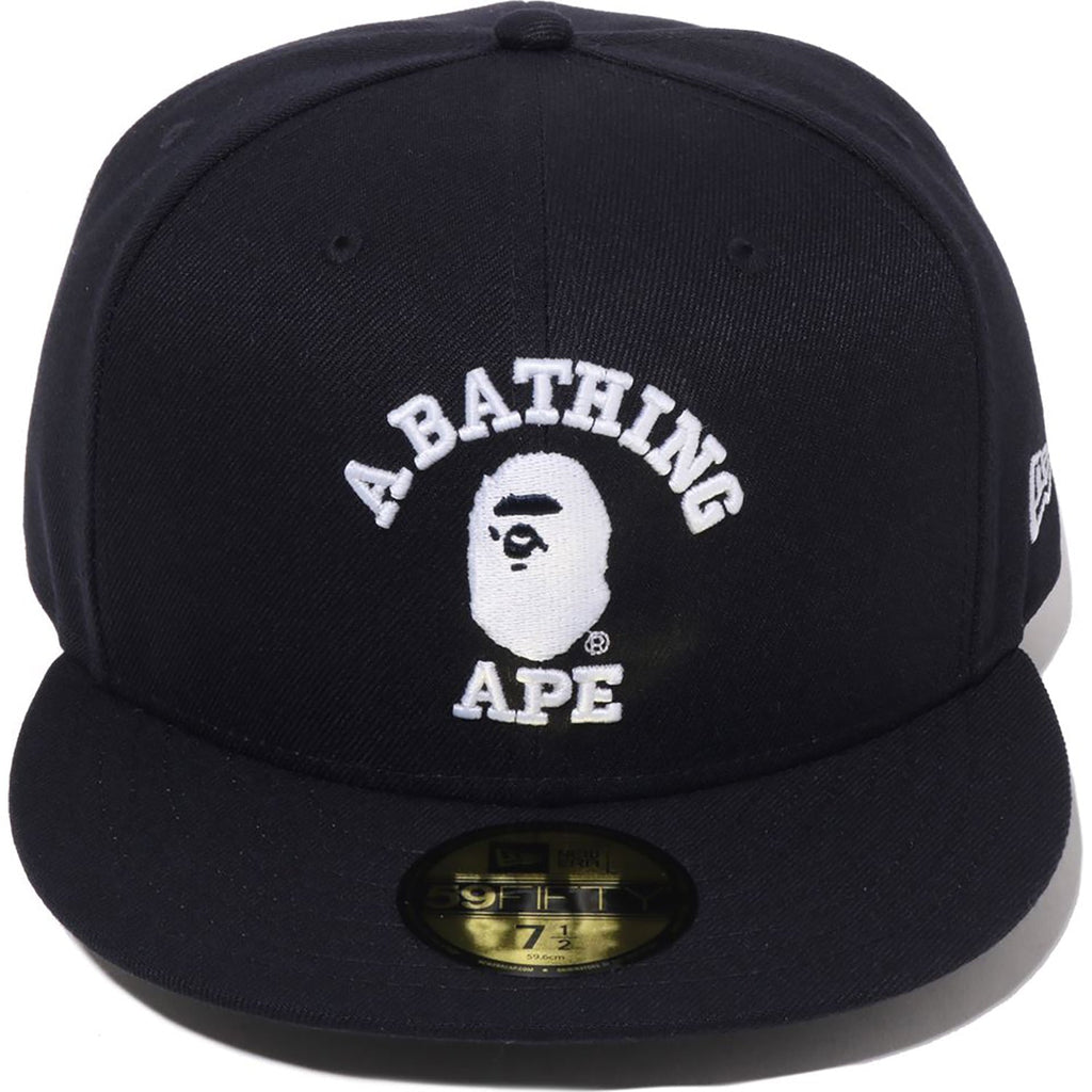 BAPE GLOW IN THE DARK COLLEGE NEW ERA 59FIFTY CAP MENS