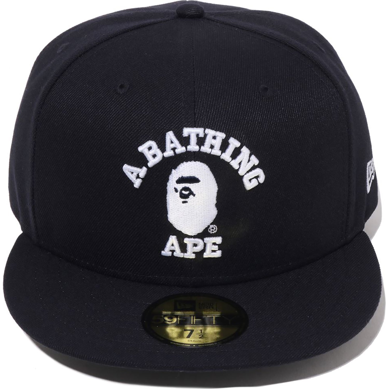 BAPE GLOW IN THE DARK COLLEGE NEW ERA 59FIFTY CAP MENS
