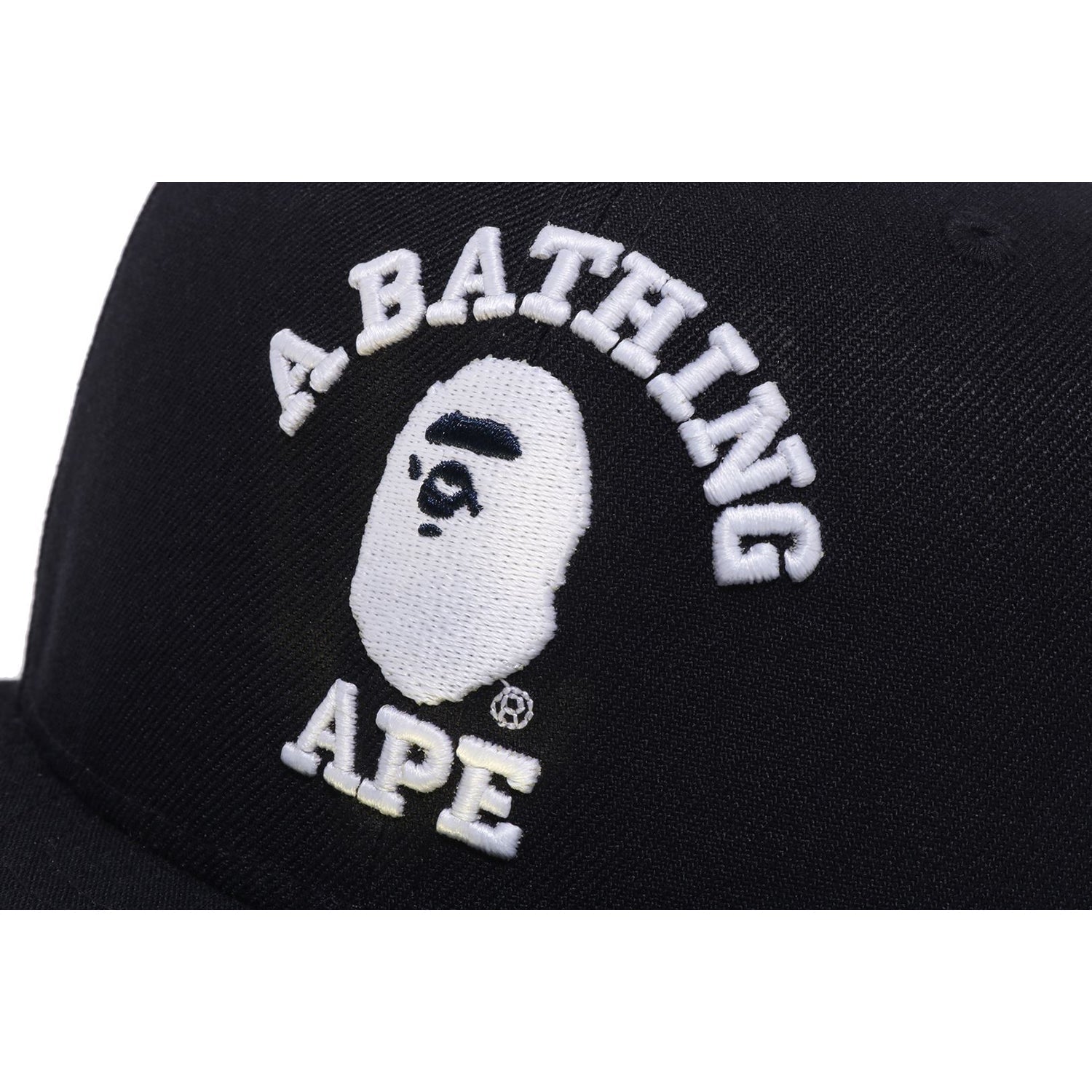 BAPE GLOW IN THE DARK COLLEGE NEW ERA 59FIFTY CAP MENS