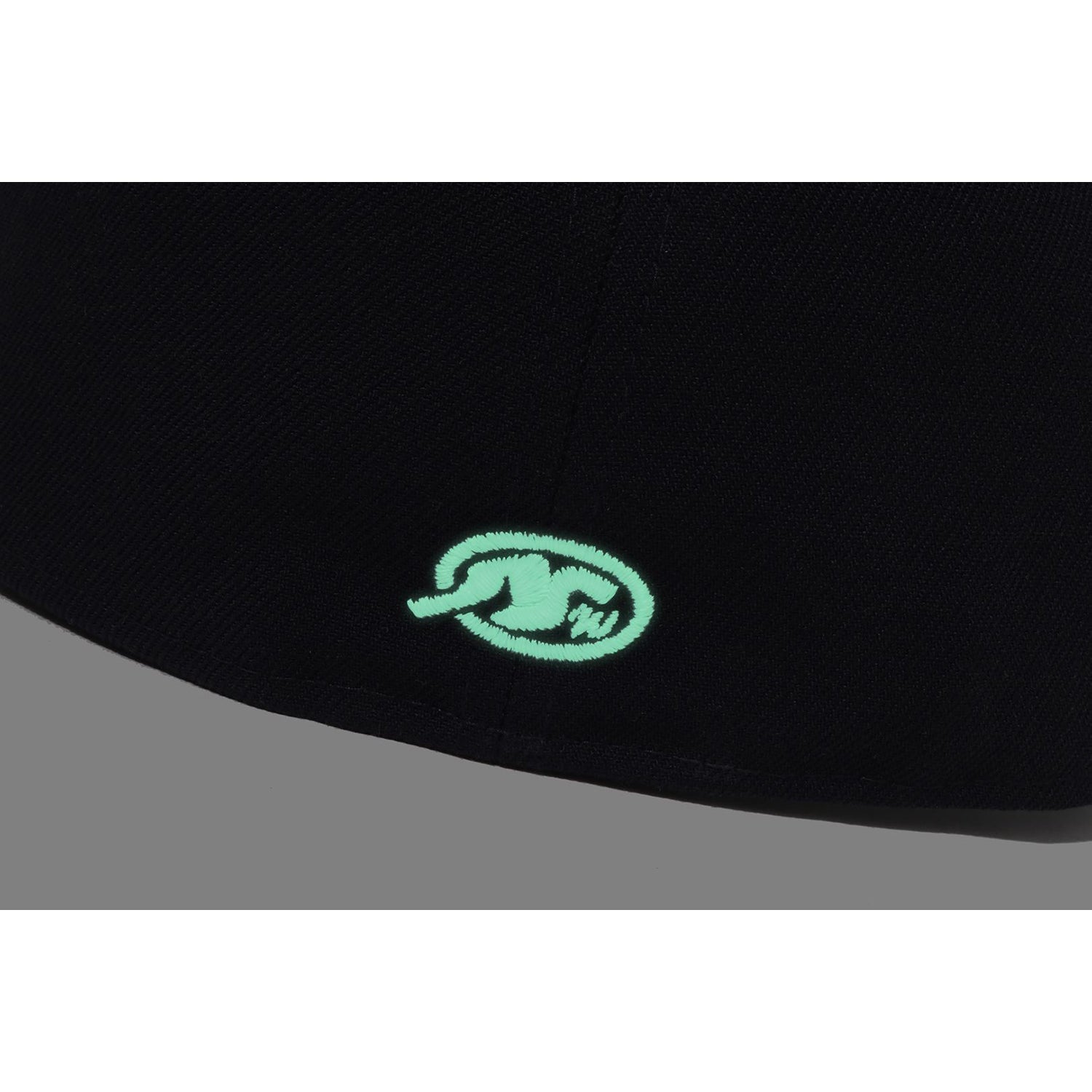 BAPE GLOW IN THE DARK COLLEGE NEW ERA 59FIFTY CAP MENS