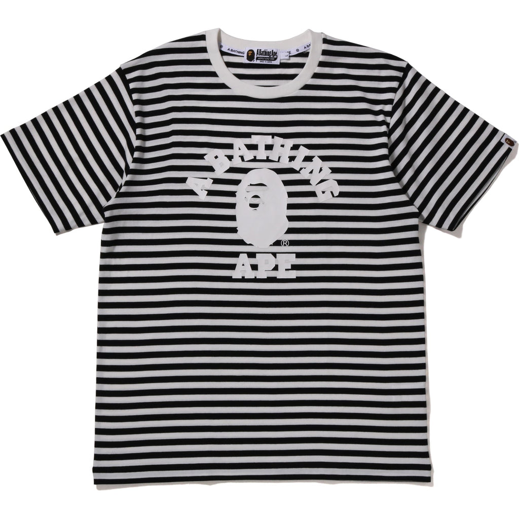 BAPE COLLEGE HOOP TEE BAPEC MENS
