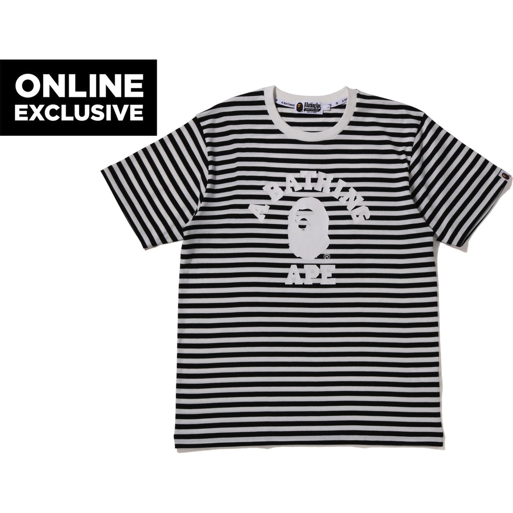 BAPE COLLEGE HOOP TEE BAPEC MENS