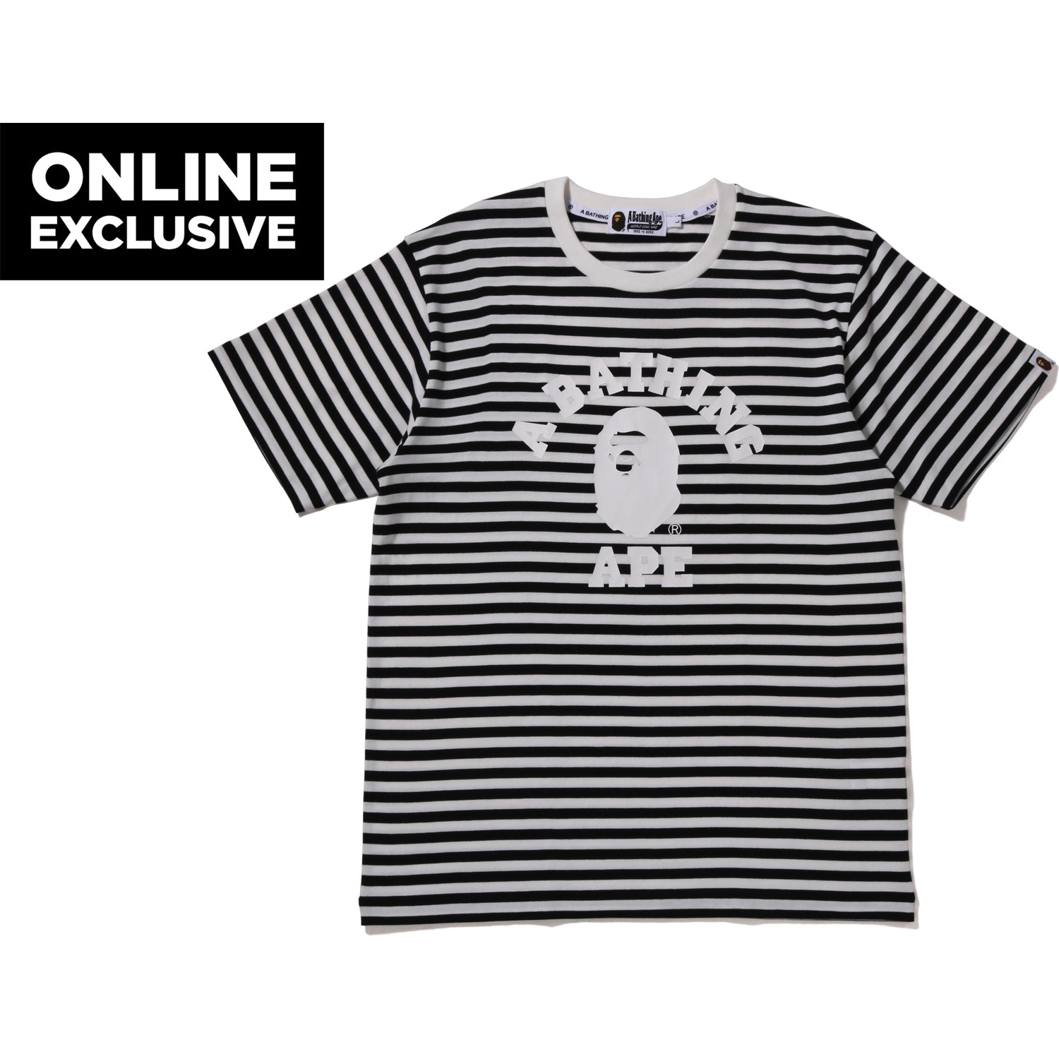 BAPE COLLEGE HOOP TEE BAPEC MENS