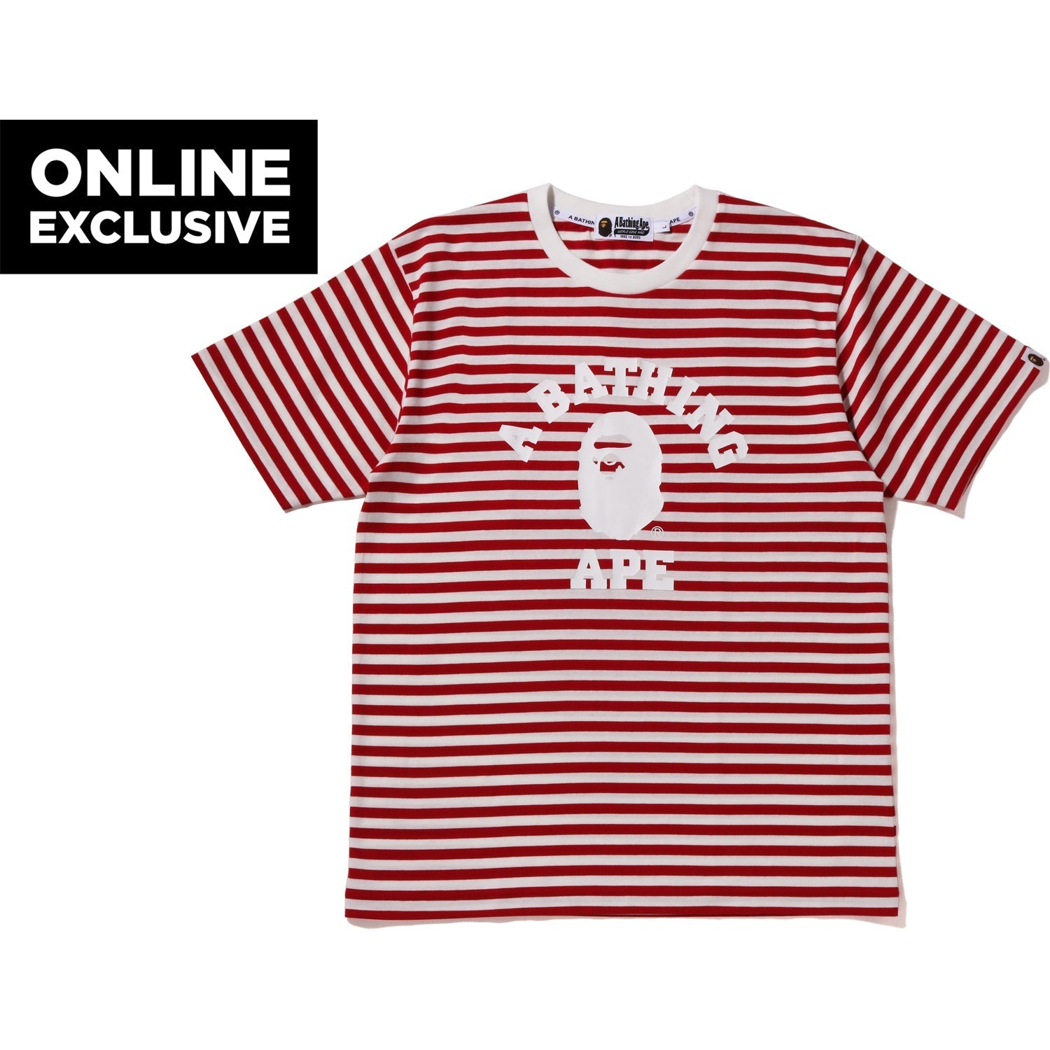 BAPE COLLEGE HOOP TEE BAPEC MENS
