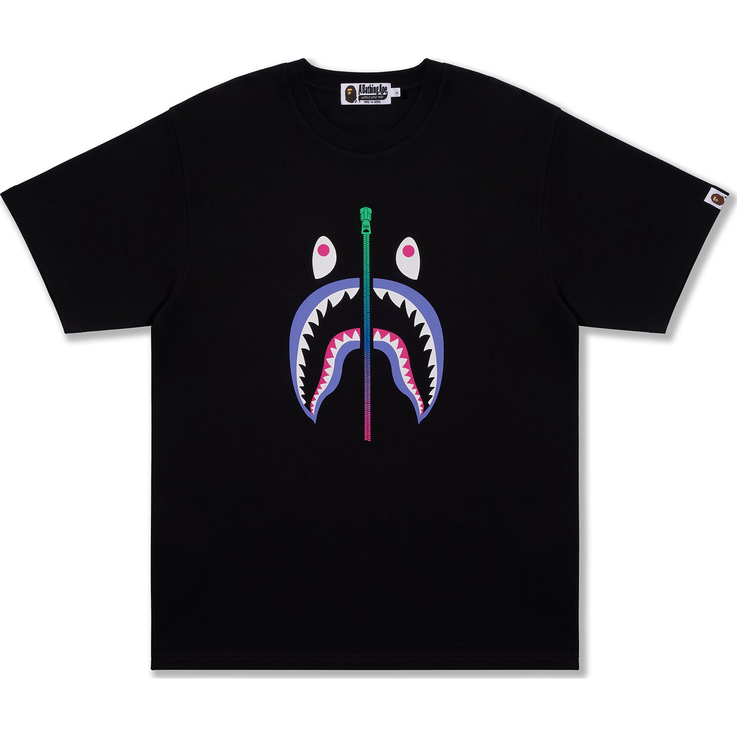 BAPE COLORS SHARK TEE MENS