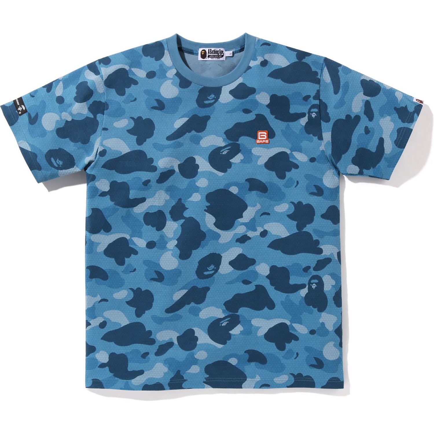 BAPE HONEYCOMB CAMO TEE MENS