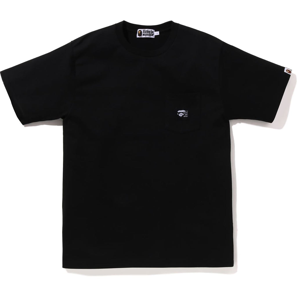 BAPE A BATHING APE LABEL POCKET TEE MENS