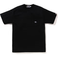 BAPE A BATHING APE LABEL POCKET TEE MENS