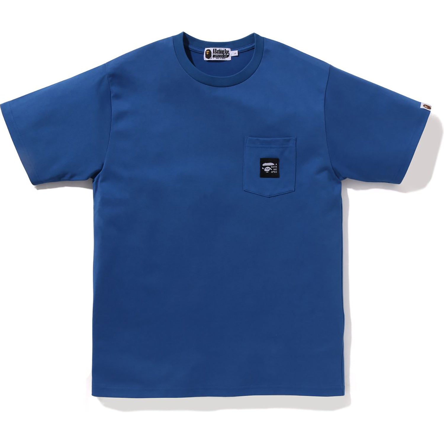 BAPE A BATHING APE LABEL POCKET TEE MENS