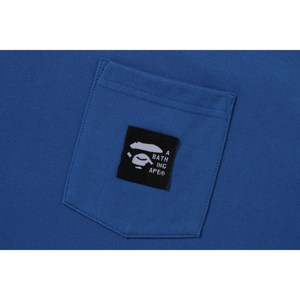 BAPE A BATHING APE LABEL POCKET TEE MENS
