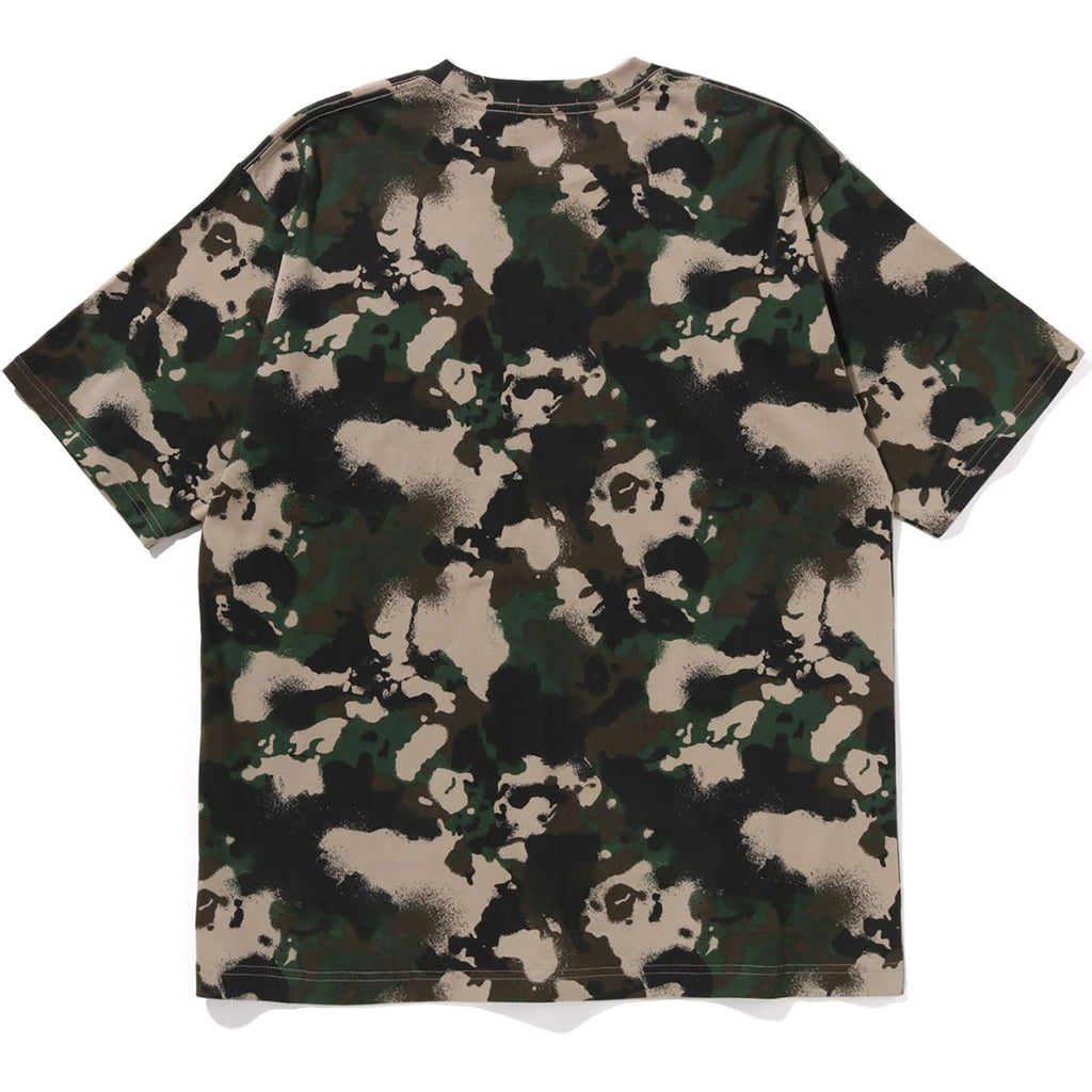 BAPE MAP CAMO APE HEAD ONE POINT TEE MENS