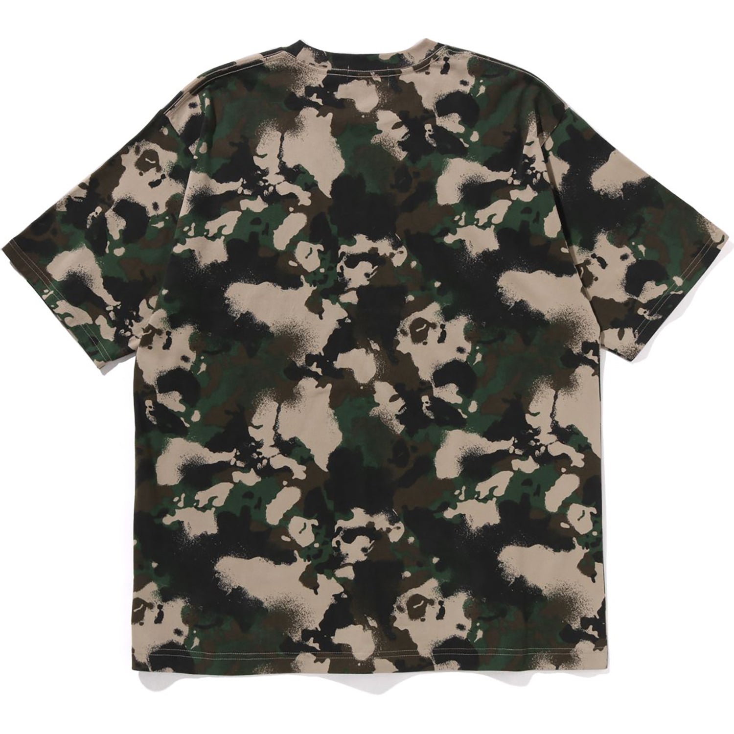 BAPE MAP CAMO APE HEAD ONE POINT TEE MENS