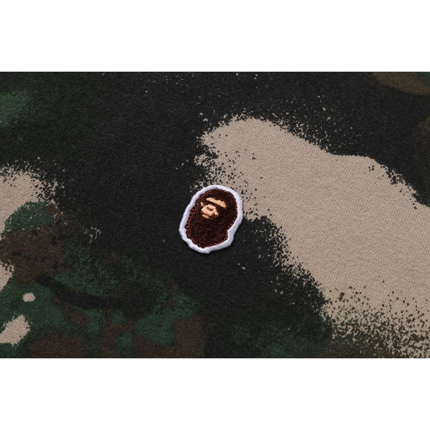BAPE MAP CAMO APE HEAD ONE POINT TEE MENS