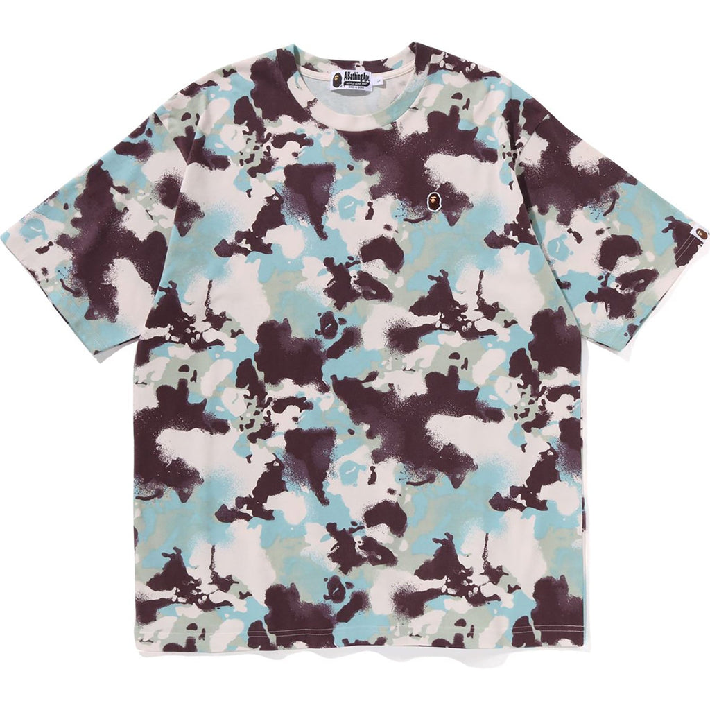 BAPE MAP CAMO APE HEAD ONE POINT TEE MENS
