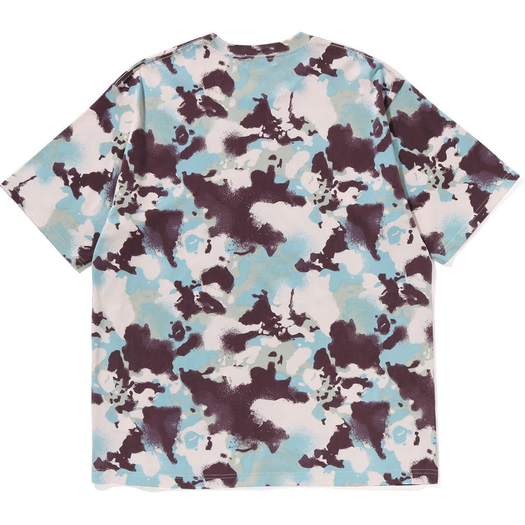BAPE MAP CAMO APE HEAD ONE POINT TEE MENS