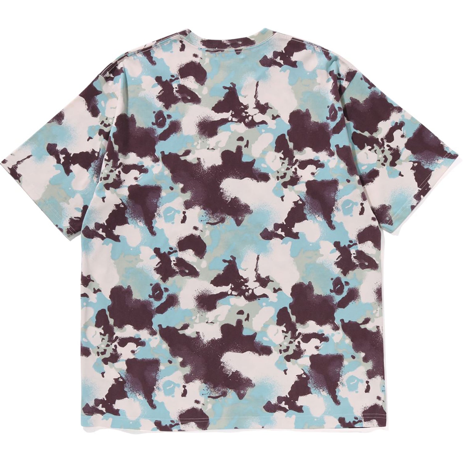 BAPE MAP CAMO APE HEAD ONE POINT TEE MENS