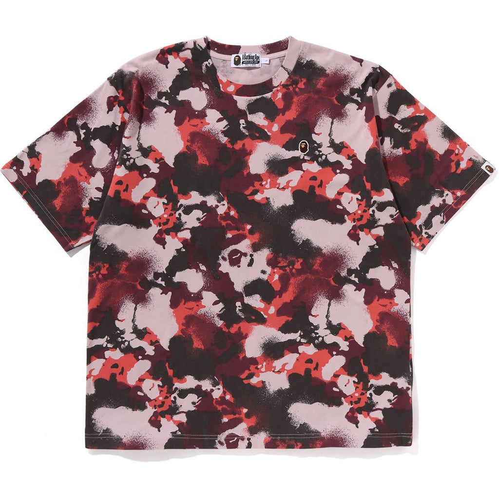 BAPE MAP CAMO APE HEAD ONE POINT TEE MENS