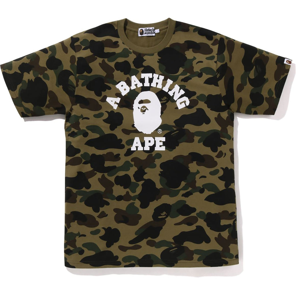 BAPE 1ST CAMO COLLEGE TEE MENS