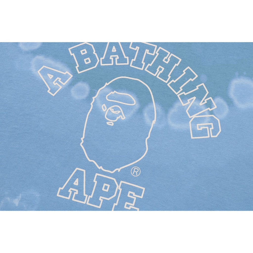 BAPE HAND DYE COLLEGE RELAXED FIT TEE MENS