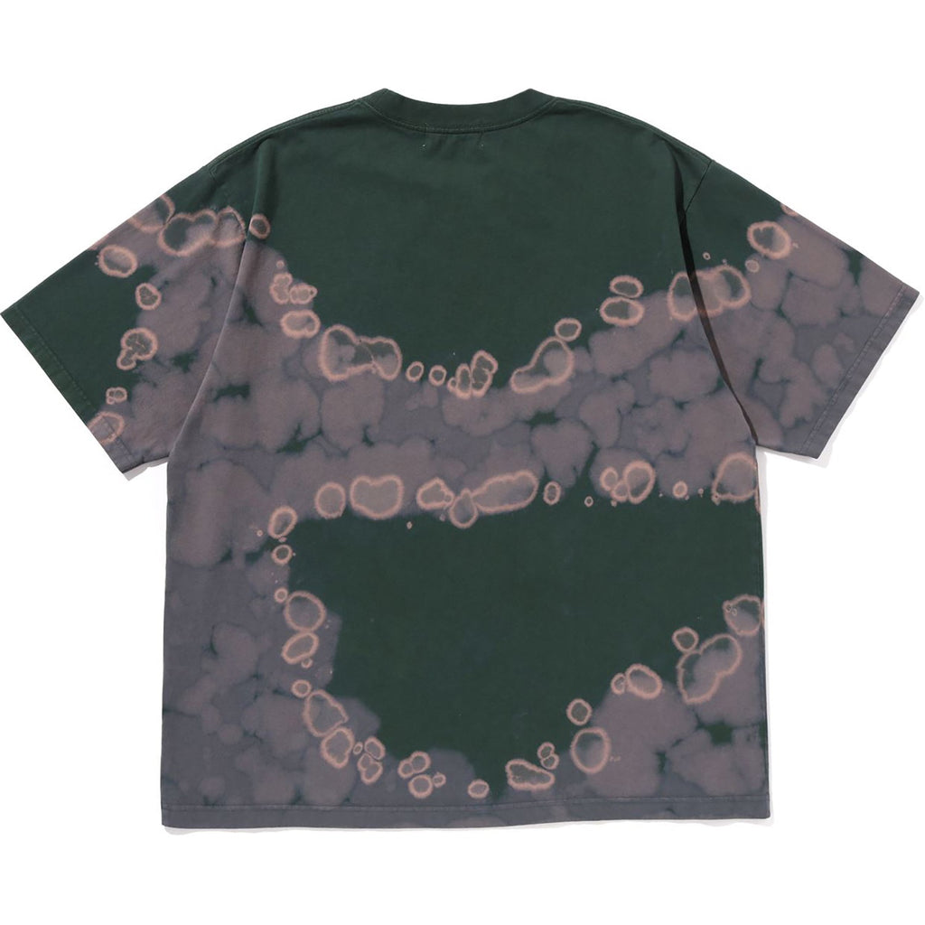 BAPE HAND DYE COLLEGE RELAXED FIT TEE MENS