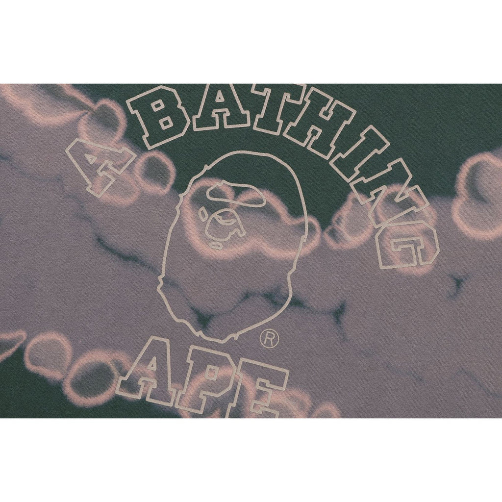 BAPE HAND DYE COLLEGE RELAXED FIT TEE MENS